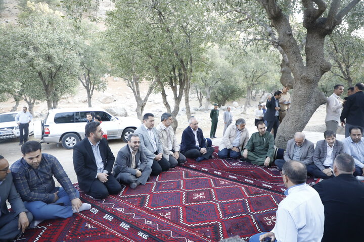 سفر استاندار چهارمحال و بختیاری به روستای لندی به روایت تصویر