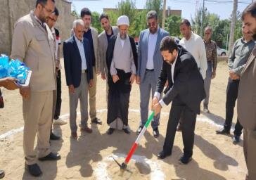  پروژه مجموعه ورزشی روستای قشلاق دوم کلنگ زنی شد