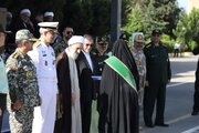 آیین صبحگاه مشترک انتظامی مازندران در ساری