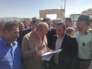 بازدید وزیر کشور از بیمارستان شهرستان فراشبند