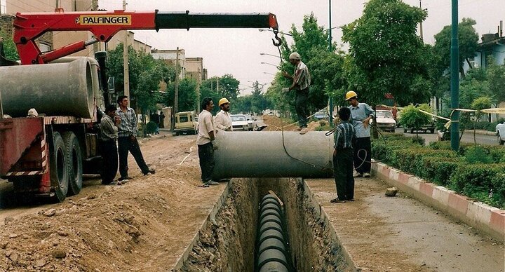 طرح فاضلاب محلات جنوبی شهر بوشهر با سرعت بیشتری اجرا می شود