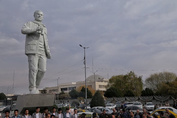 رونمایی از تندیس سردار شهید حاج قاسم سلیمانی