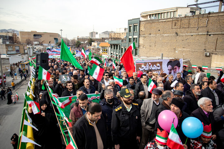 راهپیمایی ۲۲ بهمن در اراک