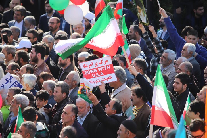 حضور استاندار گیلان در راهپیمایی 22 بهمن رشت