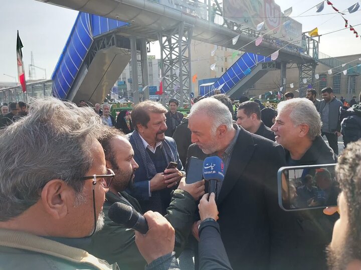 حضور گسترده در راهپیمایی ۲۲بهمن نشان دهنده حضور پرشور در انتخابات است