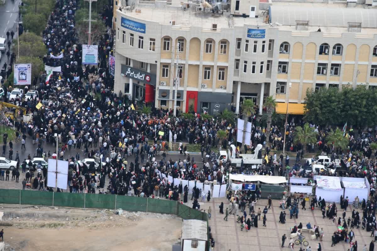 راهپیمایی بوشهر