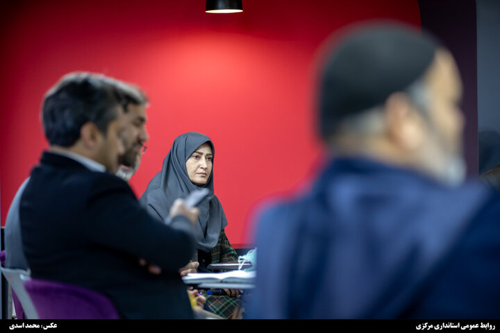 نشست جمعی از هنرمندان اراک با استاندار مرکزی