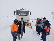 دستور فوری استاندار قم مبنی بر برف‌روبی جاده‌ها