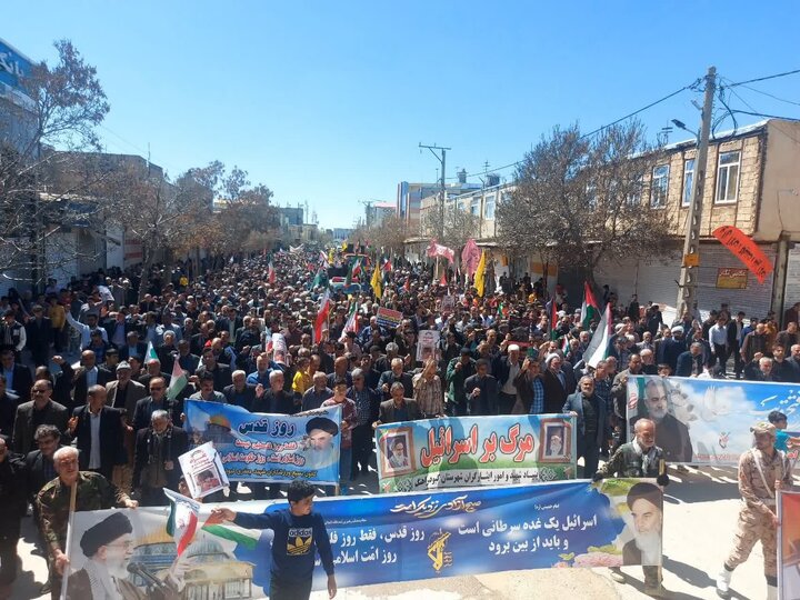 راهپیمایی روز جهانی قدس در شهرستان کبودراهنگ