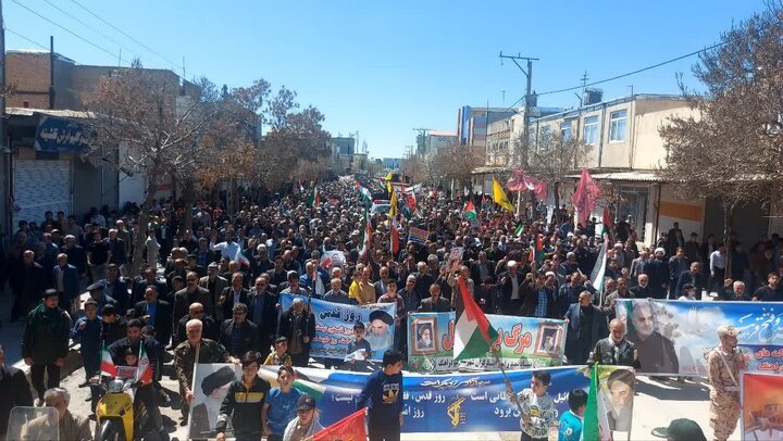 راهپیمایی روز جهانی قدس در شهرستان کبودراهنگ