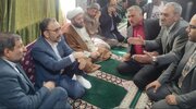 دیدار استاندار خراسان رضوی با اهالی روستای گجوان در دهستان درز آب