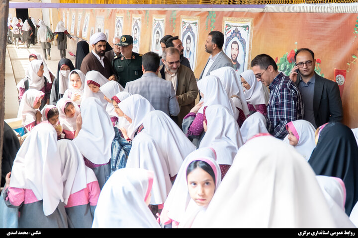 بازدید استاندار مرکزی از اردوی بصیری و آموزشی دانش آموزان