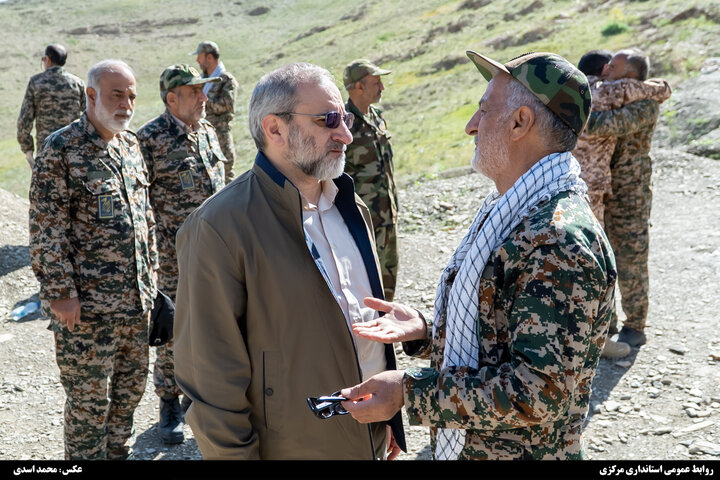 بازدید استاندار مرکزی از اردوی بصیری و آموزشی دانش آموزان