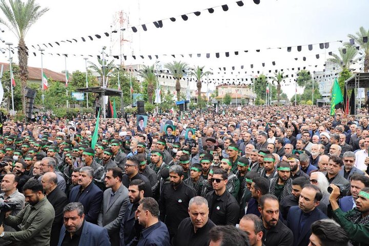 وزیر کشورو استاندار دراجتماع مردم گیلان در پاسداشت شهدای خدمت