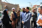 گام سوم دهگردشی و بازدید میدانی فرماندار طالقان از روستای زیدشت