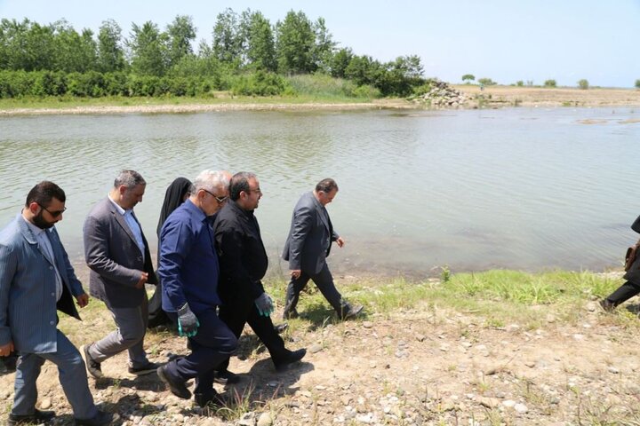 مراسم رهاسازی بچه ماهیان در پنج استان کشوربا حضور استاندار گیلان