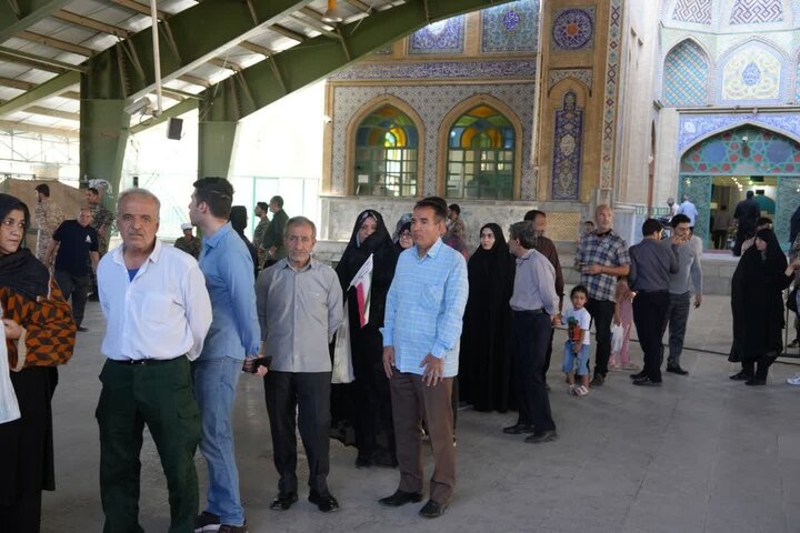 گزارش تصویری  حضور مردم کرمانشاه در انتخابات چهاردهمین دوره ریاست جمهوری