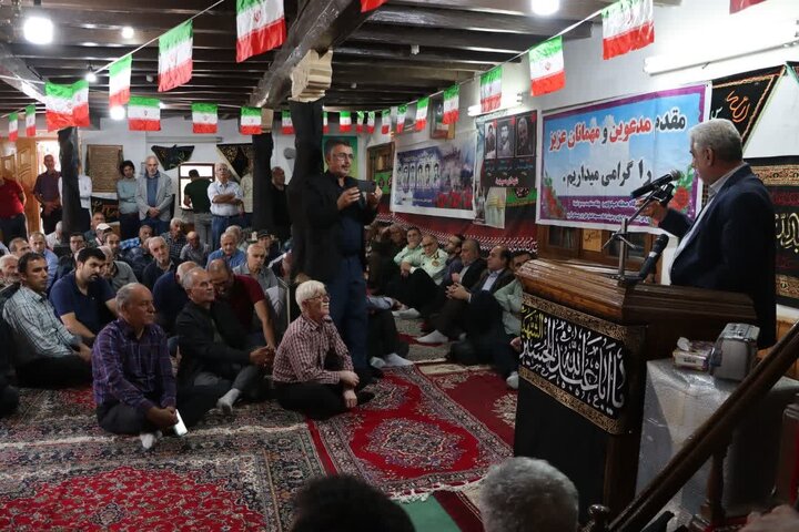 استاندار گیلان در جمع مردم روستای گیری رحیم آباد رودسر