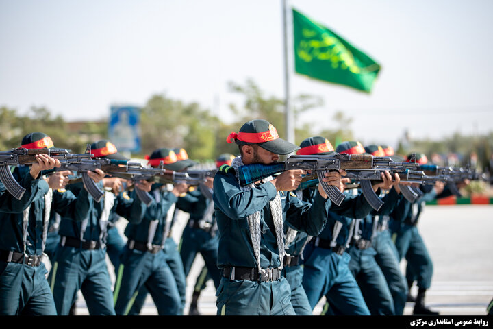 مراسم پایان دوره فراگیران آموزشگاه علمی تخصصی مالک اشتر فراجا در اراک