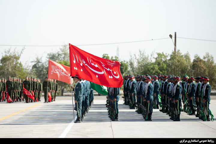 مراسم پایان دوره فراگیران آموزشگاه علمی تخصصی مالک اشتر فراجا در اراک