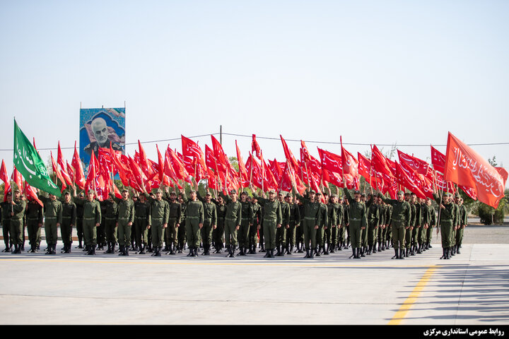 مراسم پایان دوره فراگیران آموزشگاه علمی تخصصی مالک اشتر فراجا در اراک