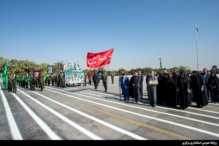 مراسم پایان دوره فراگیران آموزشگاه علمی تخصصی مالک اشتر فراجا در اراک