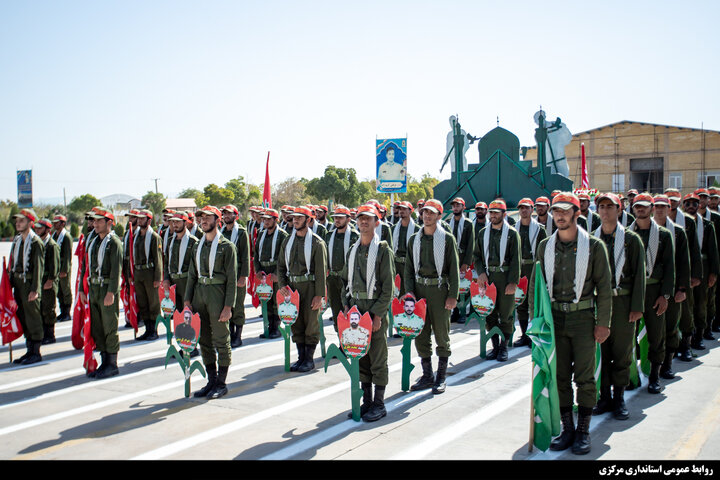 مراسم پایان دوره فراگیران آموزشگاه علمی تخصصی مالک اشتر فراجا در اراک