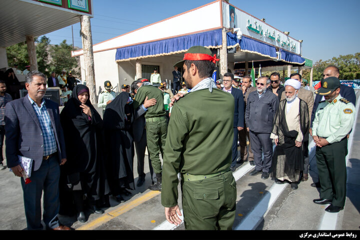 مراسم پایان دوره فراگیران آموزشگاه علمی تخصصی مالک اشتر فراجا در اراک