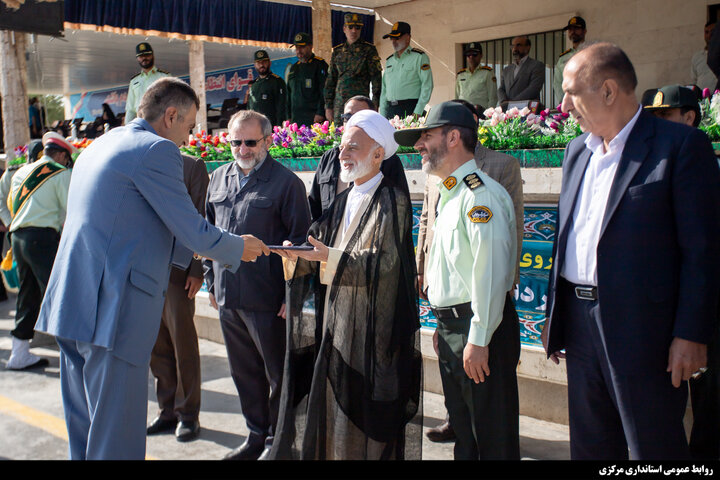 مراسم پایان دوره فراگیران آموزشگاه علمی تخصصی مالک اشتر فراجا در اراک