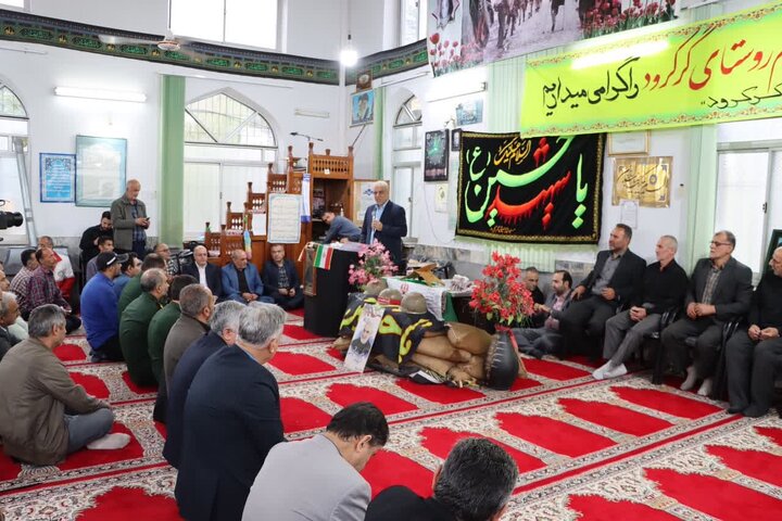 مراسم یادواره شهدای والامقام روستای گرکرود بخش رانکوه شهرستان املش باحضور استاندار گیلان