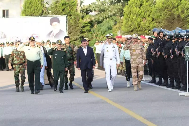 مراسم صبحگاه نیروی انتظامی مازندران با حضور استاندار