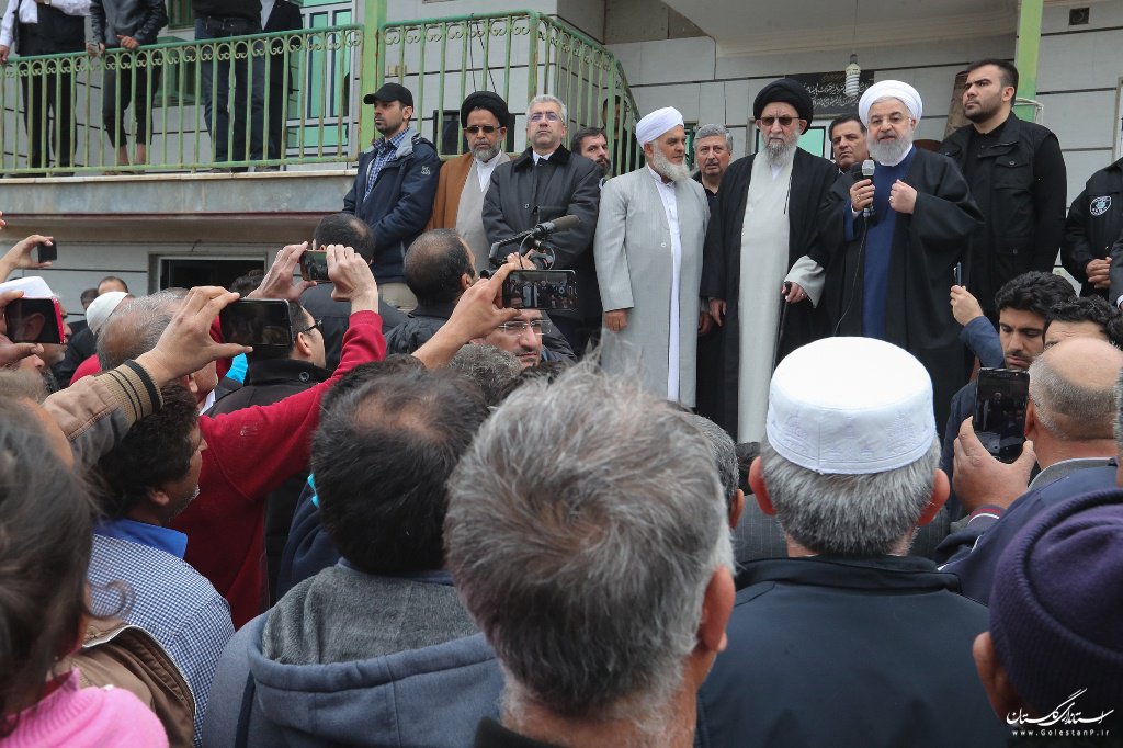 هیچ ساعتی برای ما ساعت راحتی نخواهد بود، مگر اینکه شما مردم، رنج و غم‌تان برطرف شود