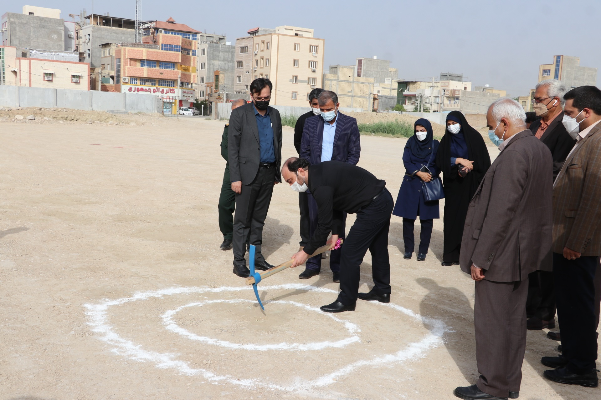 آیین آغاز عملیات اجرایی احداث دانشکده دندان‌پزشکی هرمزگان برگزار شد